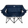 Wakeman Outdoors Wakeman Outdoor Camping Chair Loveseat, Blue 75-CMP1110